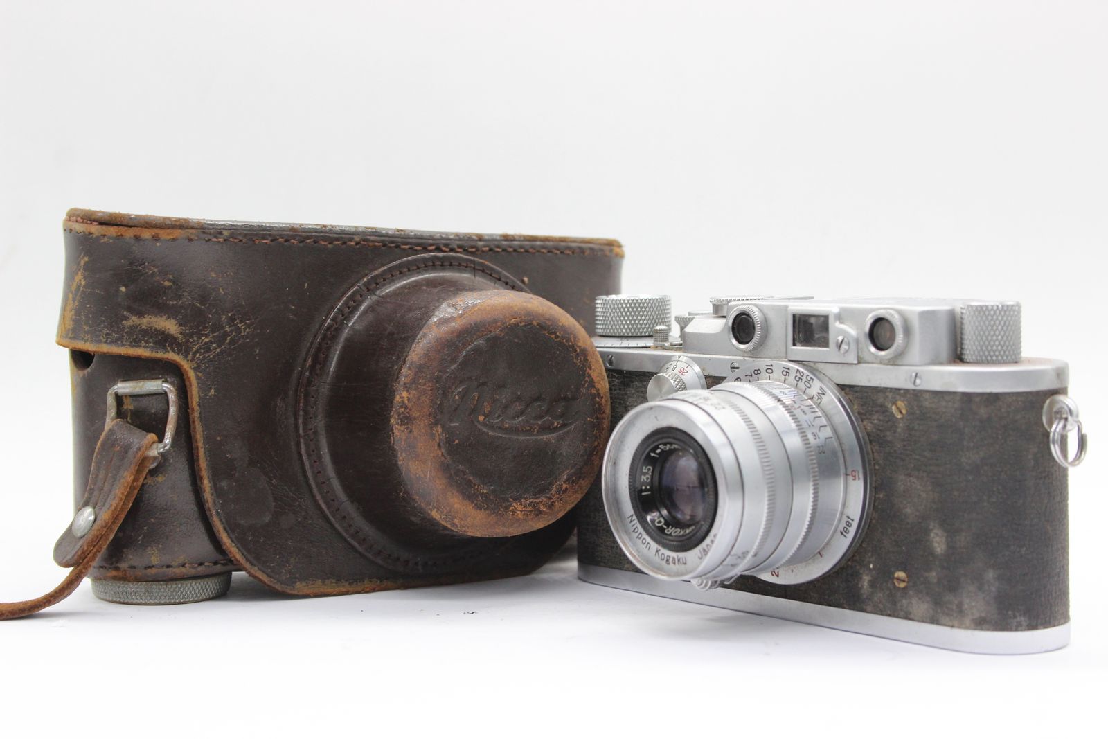 訳あり品】 Nicca 3-S Nikkor-Q 5cm f3.5 レンジファインダー カメラ 