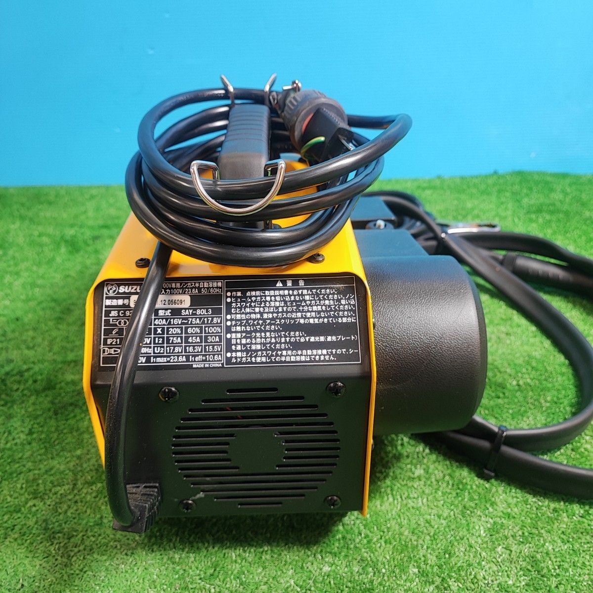 〇スズキッド(SUZUKID) ノンガス直流半自動溶接機 SAY-80L3 