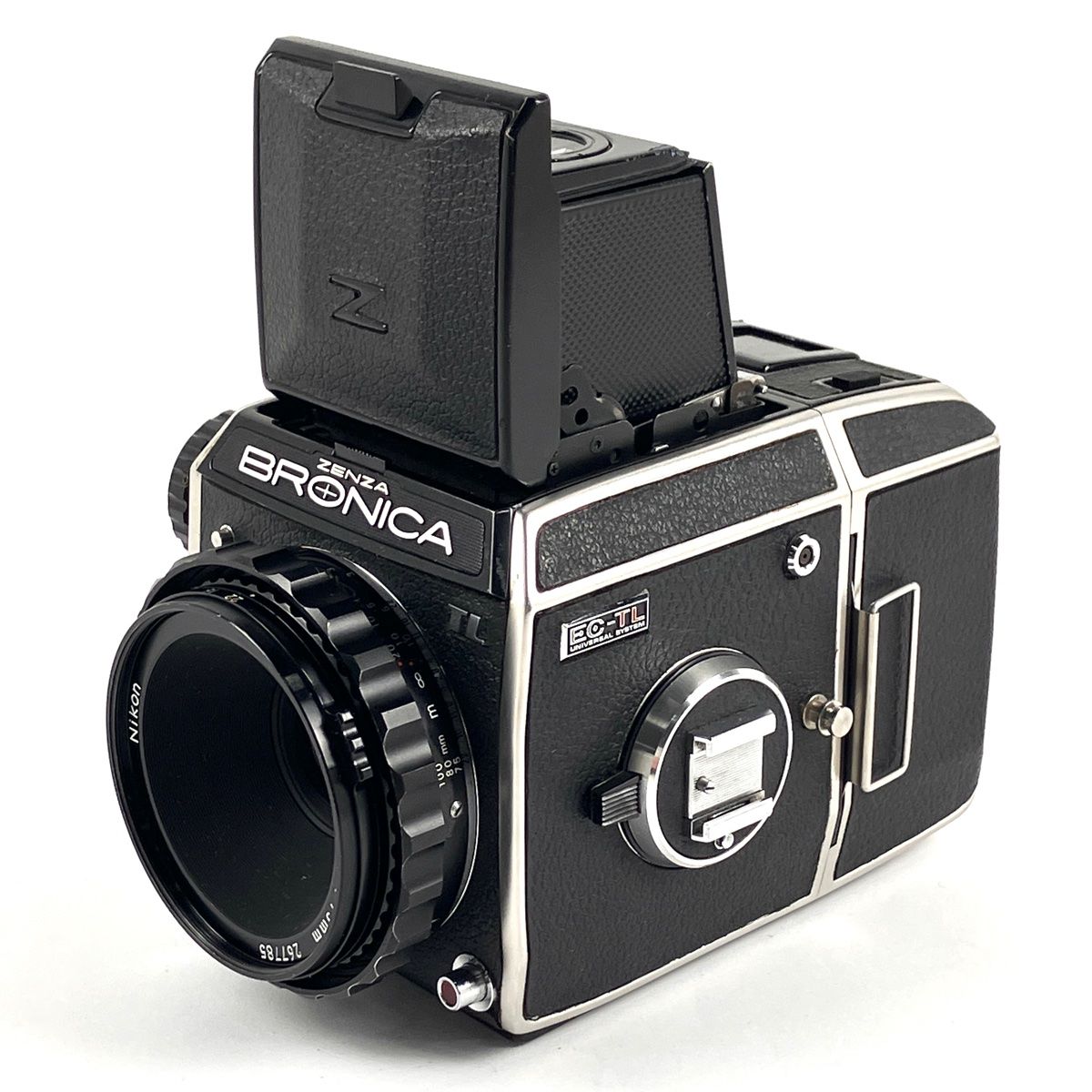 ゼンザブロニカ EC + NIKKOR-P.C 75mm F2.8 中古 ゼンザブロニカ Zenza Bronica EC-TL + NIKKOR-P.C 75mm F2.8 中
