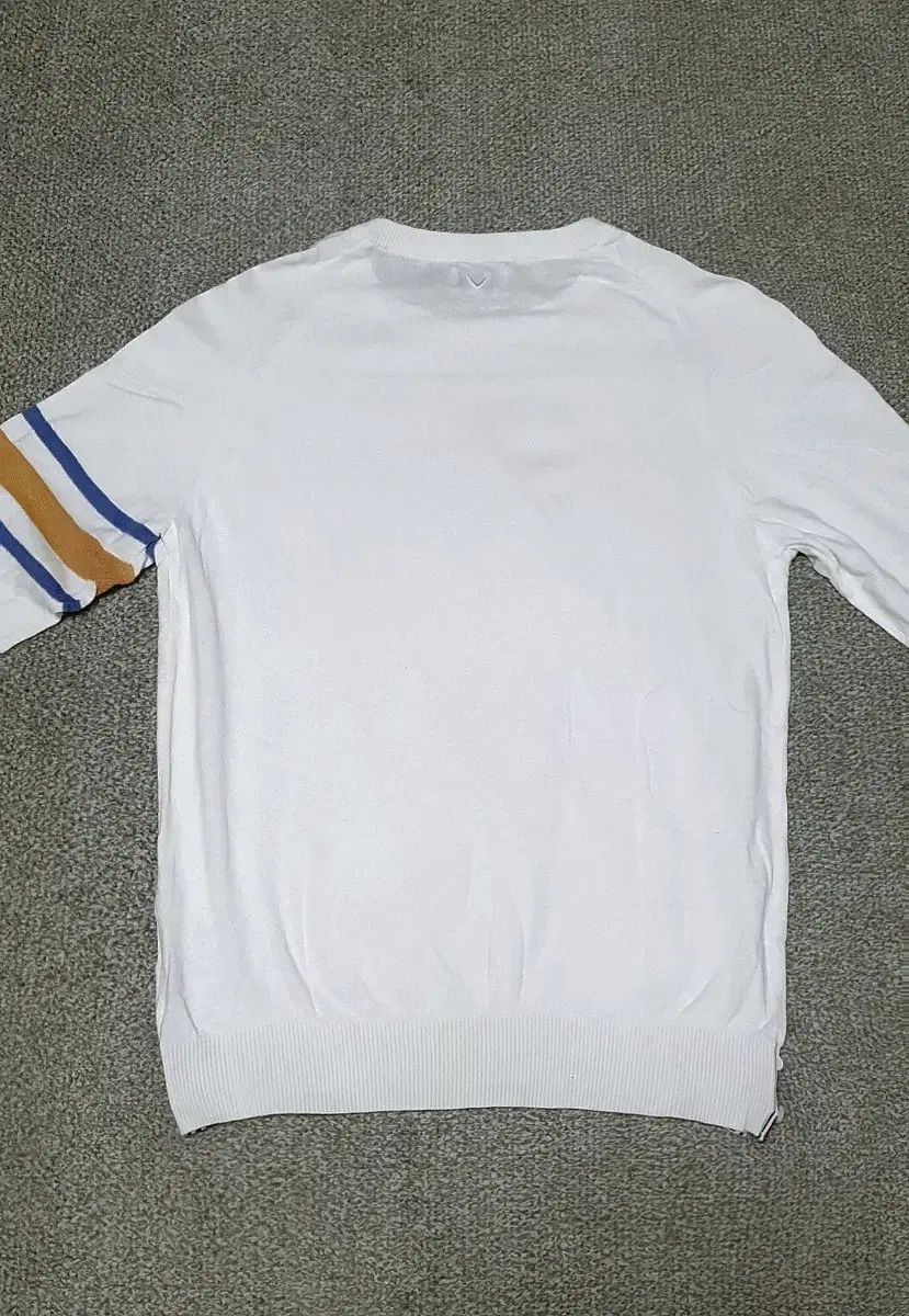 Callaway キャロウェイ ホワイト 3本線 カシミヤ ブレンド コットンニット 販売