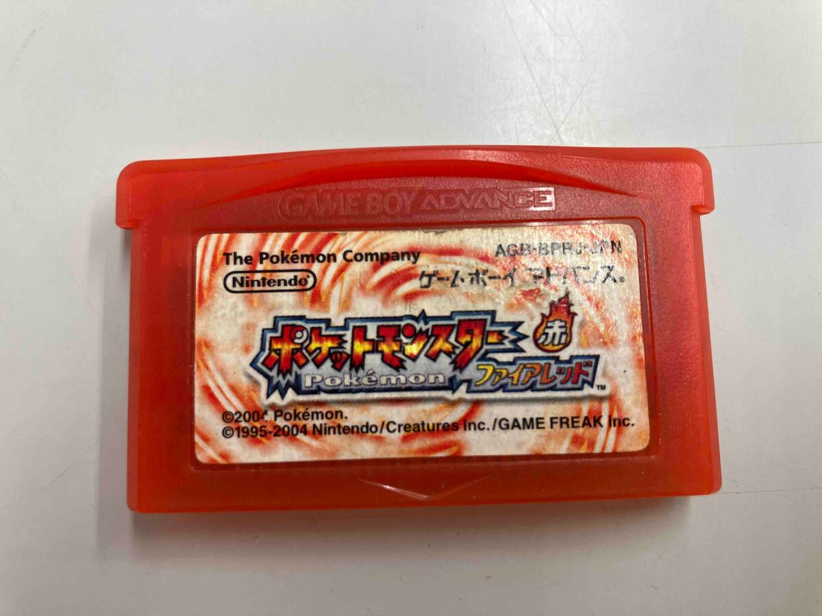 ポケットモンスター ファイアレッド　箱付き ゲームボーイアドバンス用ソフト ポケットモンスター ファイア