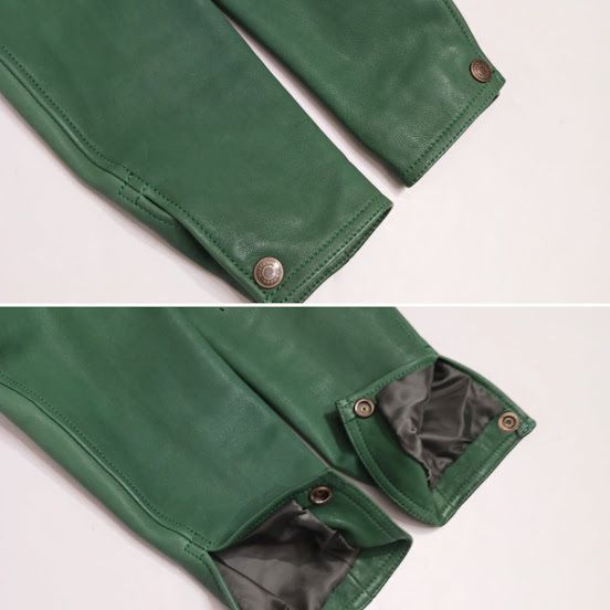 【季節限定値下美品】COACHレザージャケット ライダース グリーン ☆新品未使用☆COACHレザージャケット アウター ライダース