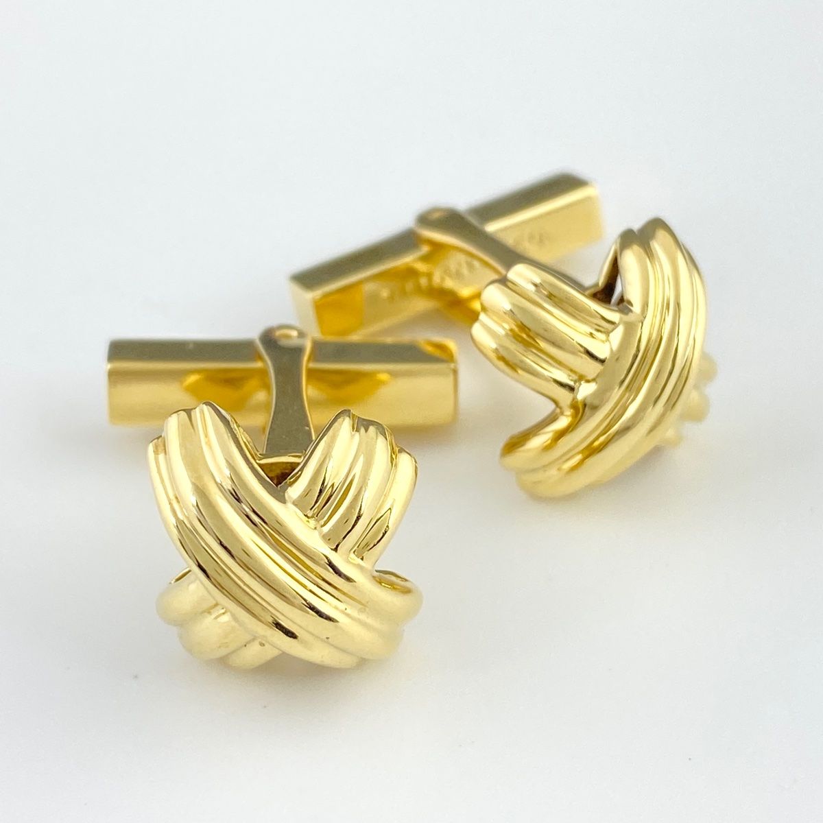 ティファニーシルバーゴールド かフス ティファニー カフス シルバー