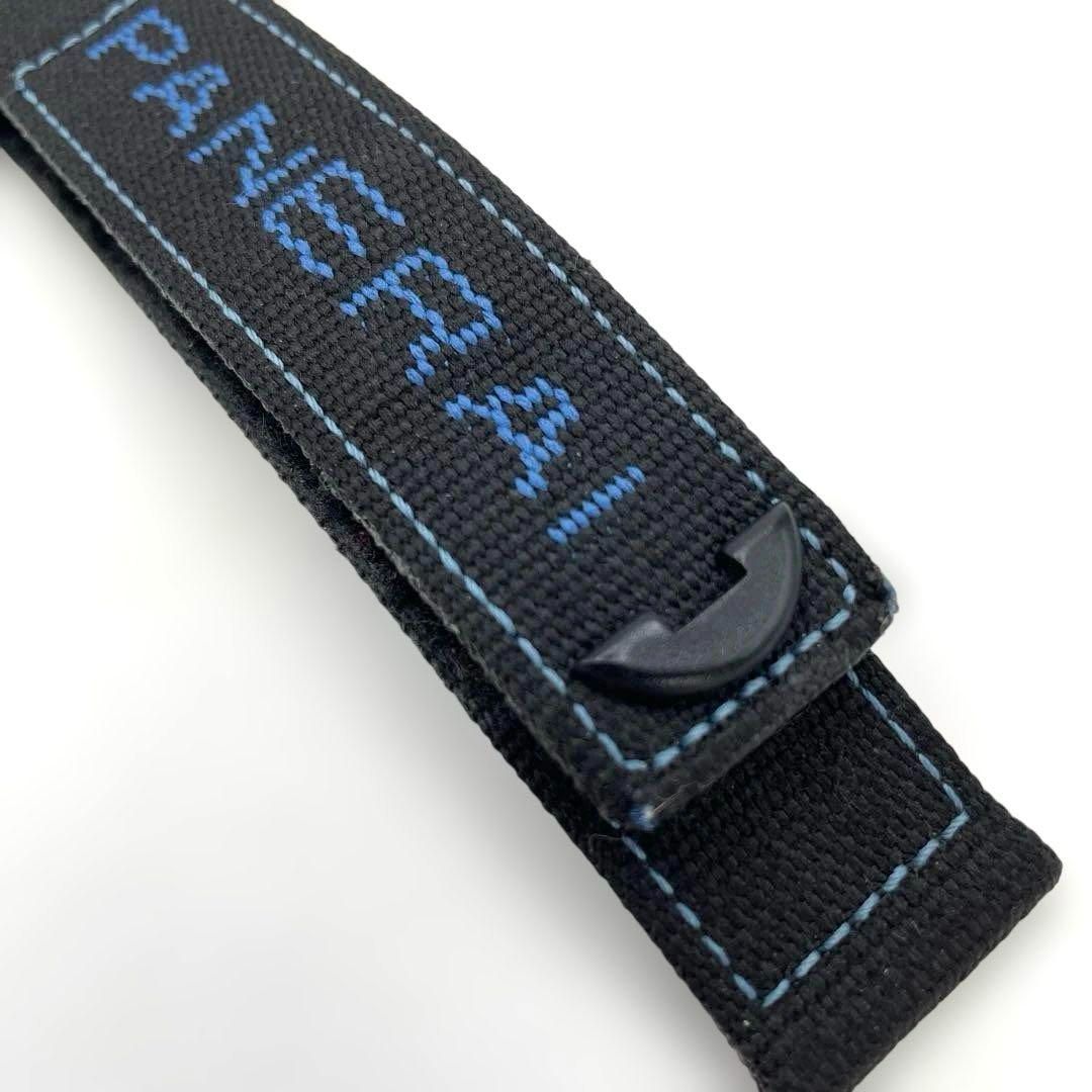 PANERAI ブラック ラバーベルト 箱付き Panerai Luminor Men's Black Watch with Rubber Strap