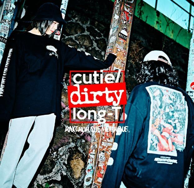 ホルモン cutie/dirty PROOF プルーフ マキシマムザホルモン 2024 グッズ cutie/dirty long-T ロンT Tシャツ