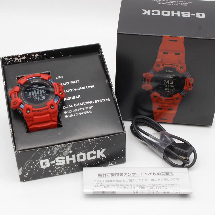 美品】CASIO G-SHOCK G-SQUAD GBD-H1000-4JR ジー・スクワッド 腕時計