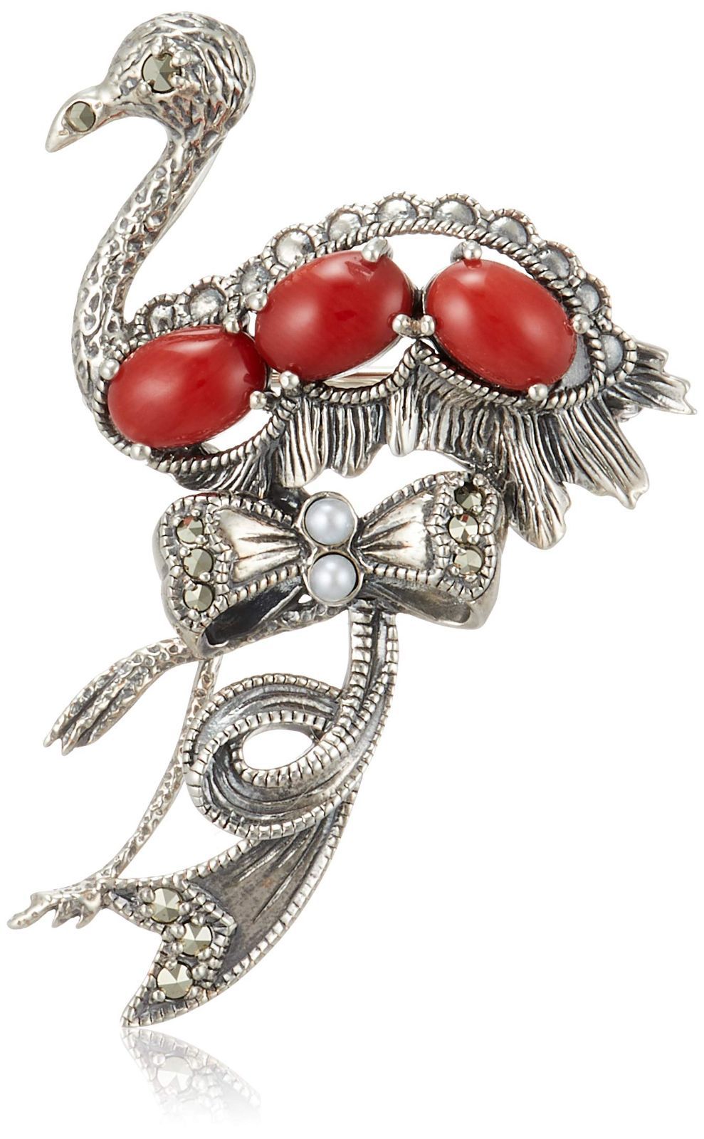 バードブローチ シルバー 204C1180 ROKUZAN ロクザン