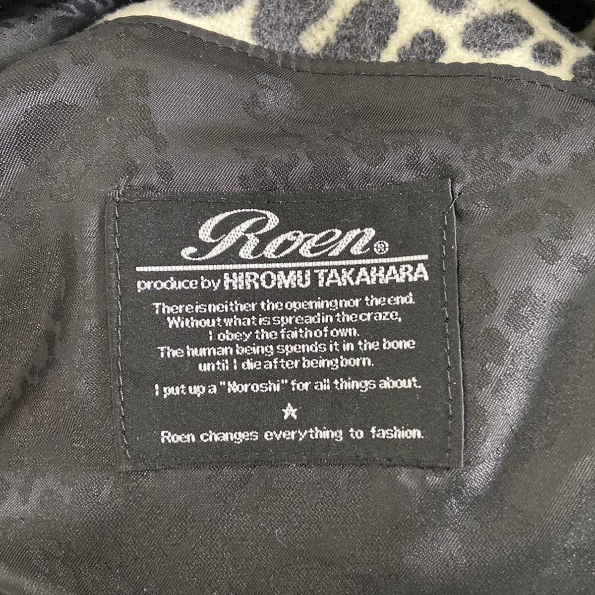 Roen ロエン ダッフルコート 黒 M Rick Owens（リックオウエンス）ダッフルコート 黒 サイズ:40(M