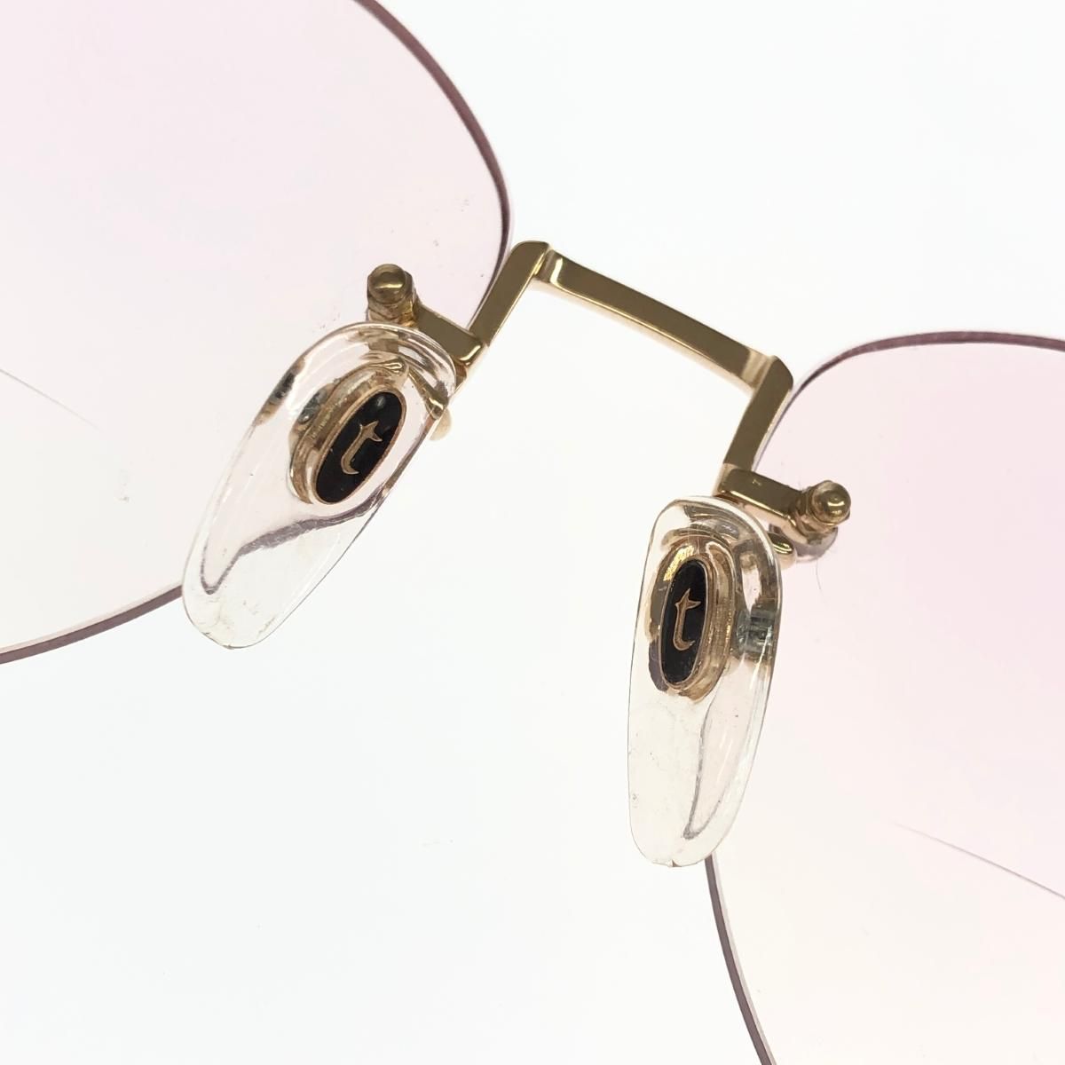 a.testoni ア・テストーニ メガネ 度入り t-8725 リムレス ア・テストーニ ヴィンテージ メガネフレーム（度入り