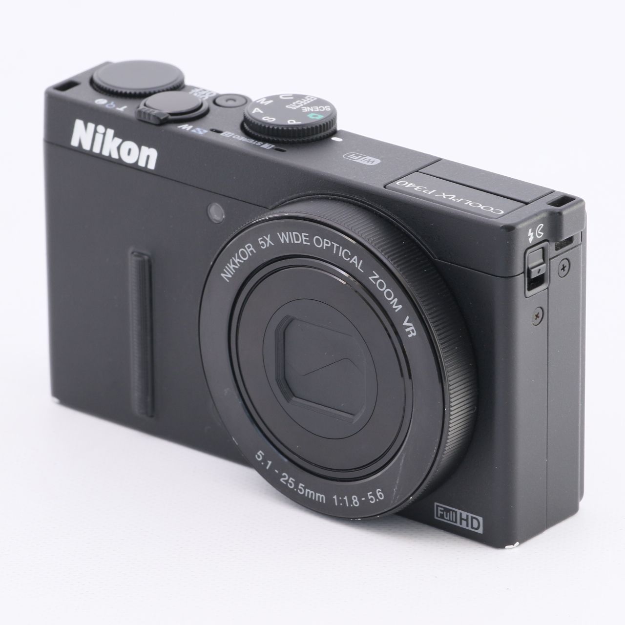 Nikon デジタルカメラ P340 開放F値1.8 1200万画素 ブラック P340BK-