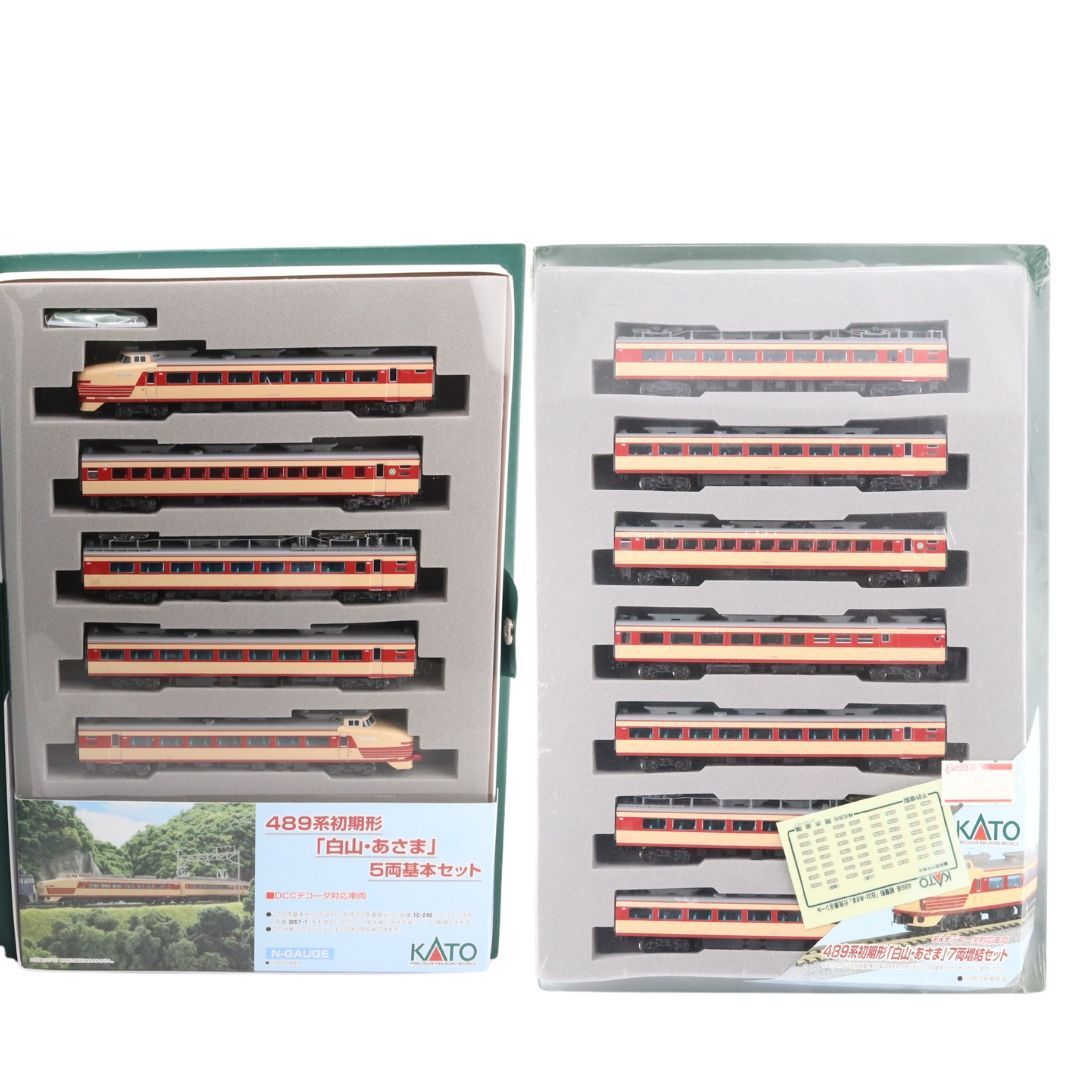 KATO 10-239 489系初期型「白山・あさま」基本5両セット KATO 【5両SET】 489系初期形 ＜白山・あさま＞5両基本セット(M