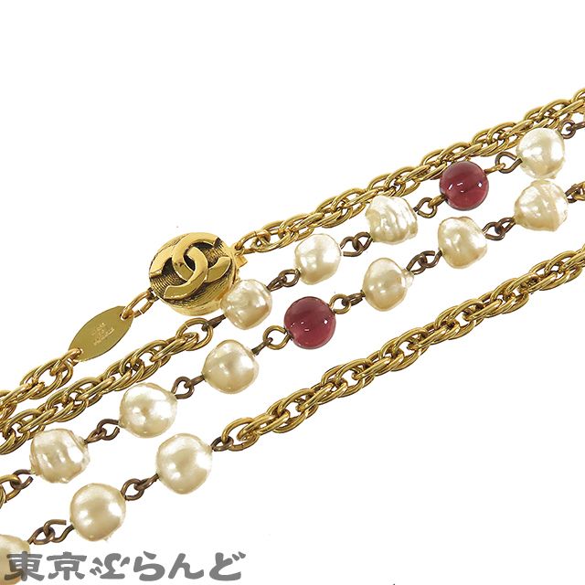 シャネル CHANEL コスチュームパール ロング ネックレス