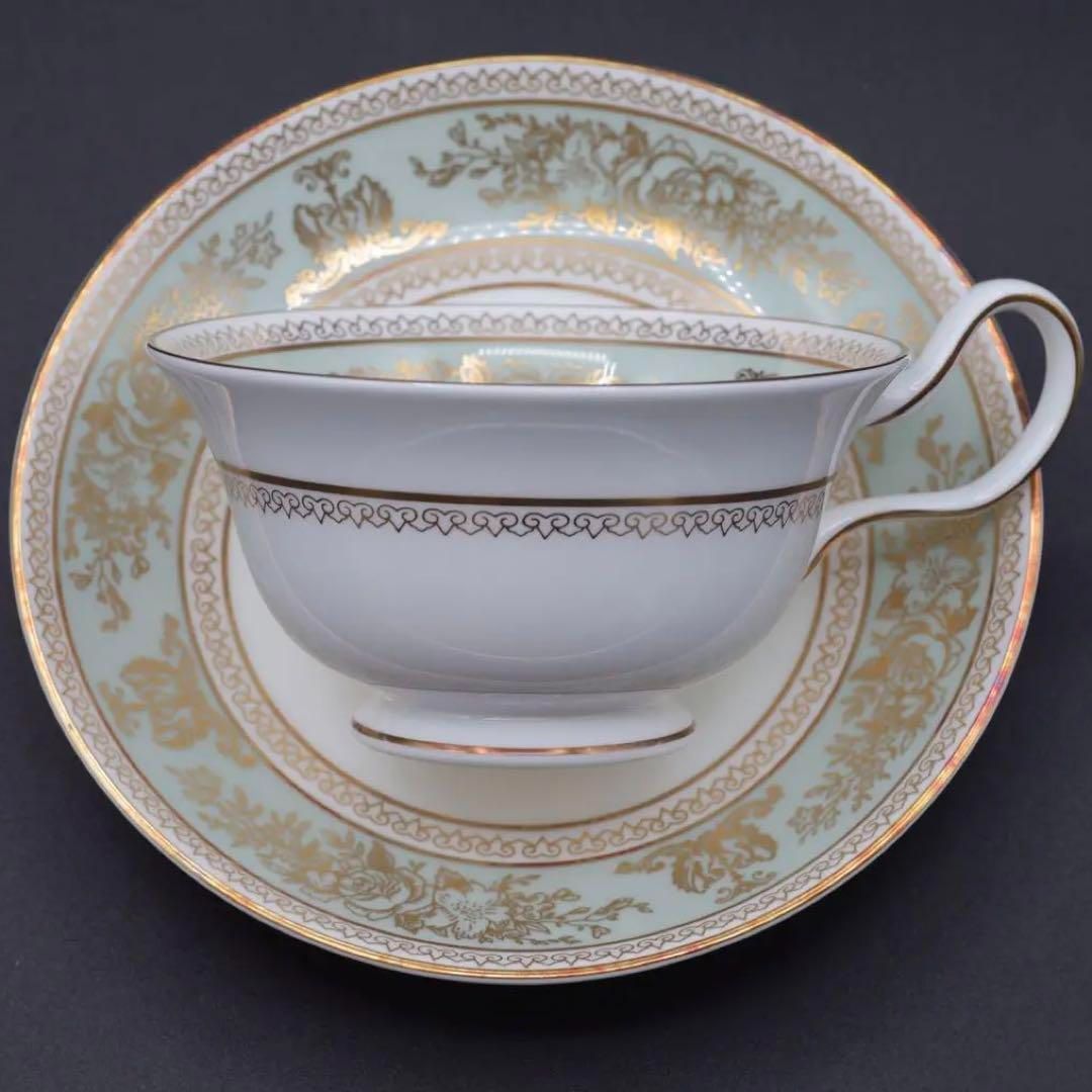 大人気☆ウェッジウッド☆コロンビア☆セージグリーン☆ティーセット