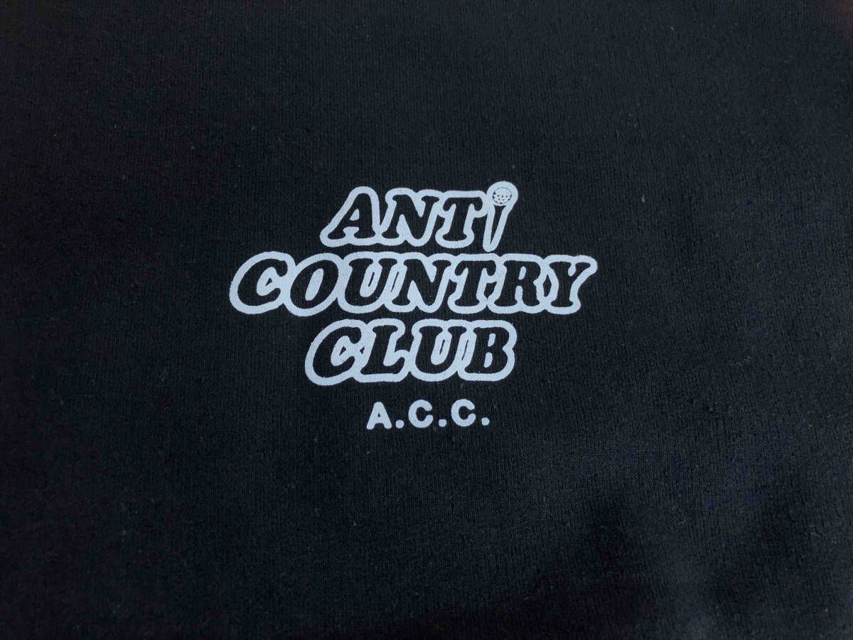ANTi COUNTRY CLUB x balansa スウェット ブラック ANTi COUNTRY CLUB × SOUND SHOP balansa アンチカントリー