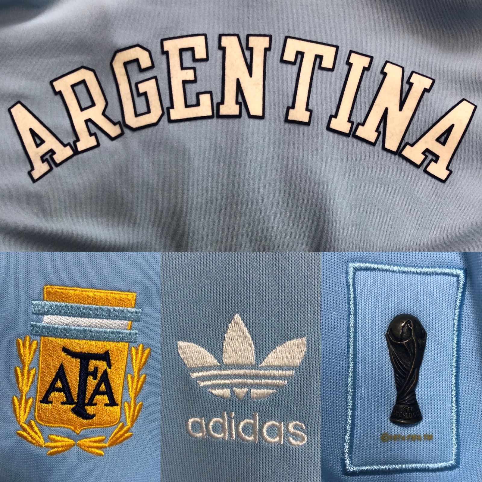 希少XL⭐️adidasトラックジャケット/ジャージ🇦🇷アルゼンチン刺繍