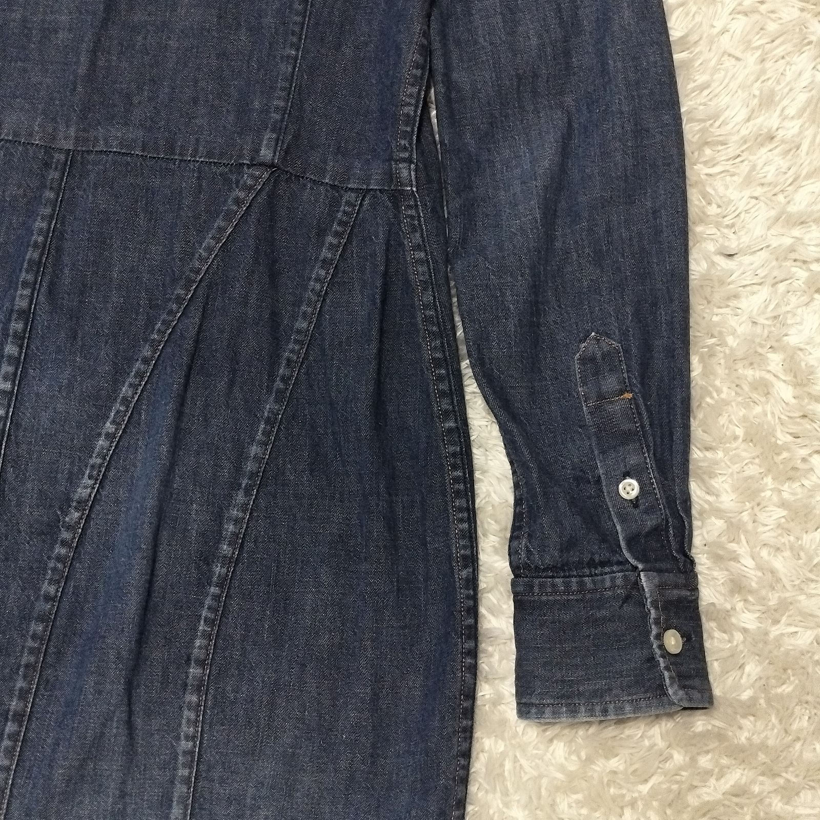 POLO RALPH LAUREN デニムシャツワンピース サイズ2 155/84A ロング A