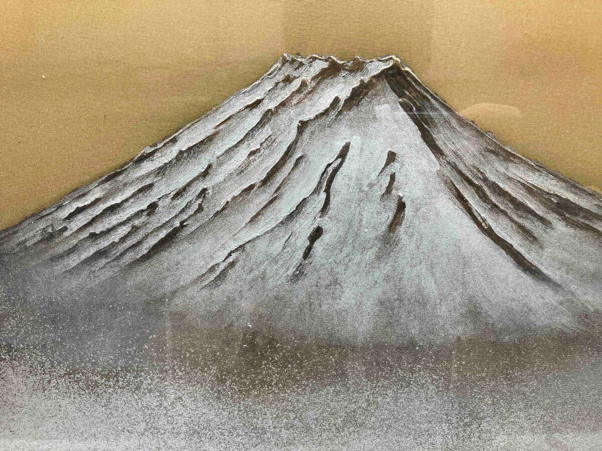 白富士山 金箔押 菅原拓洋 絵画-定価販売