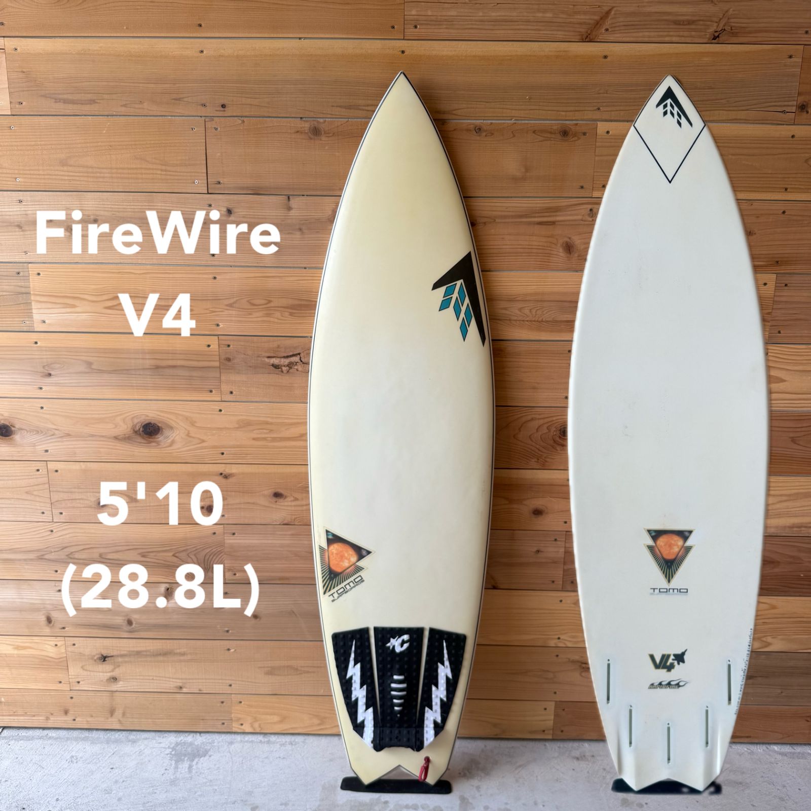 中古ファイヤーワイヤー FIREWIRE 5'10 V4 28.8L ダニエルトムソン