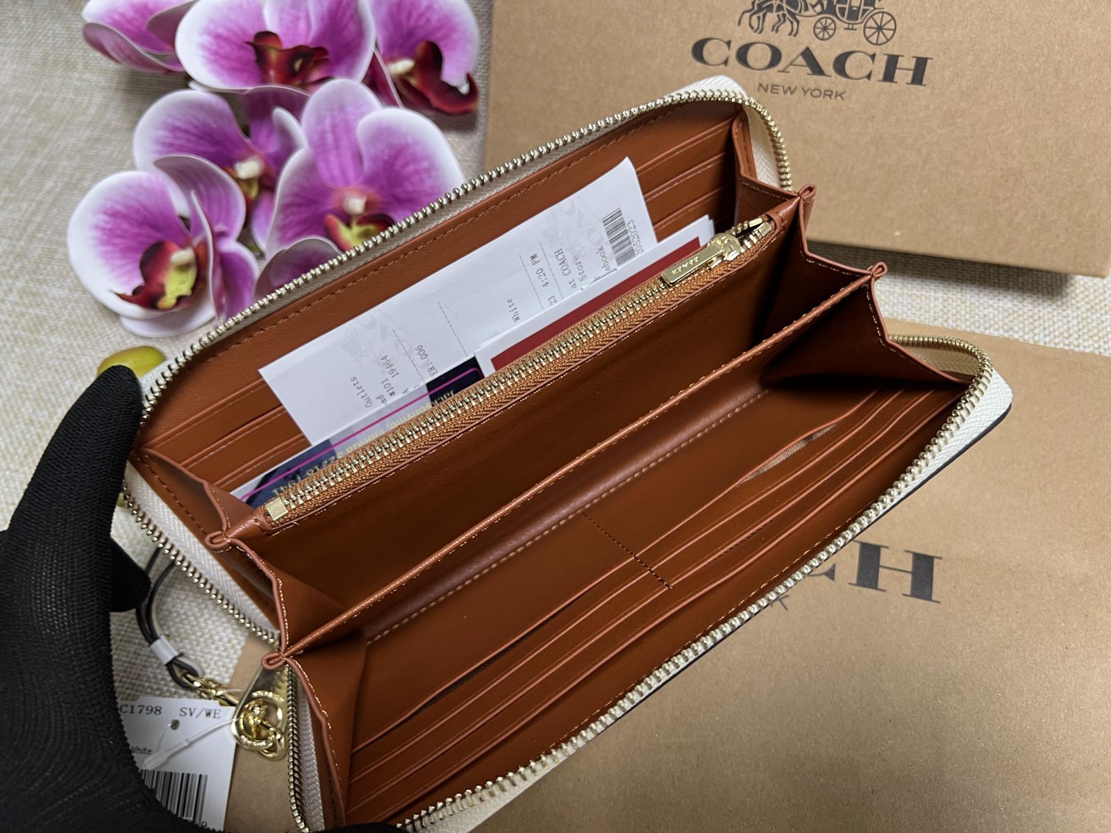 コーチ COACH 長財布 財布 アコーディオン 長財布 170 C1798 - 長財布