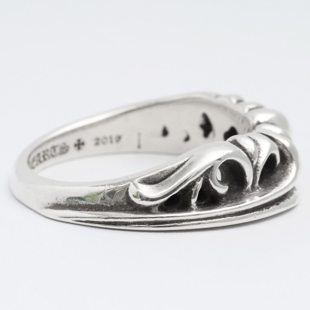CHROME HEARTS クロムハーツ リング HALF KT/ハーフK&T サイズ