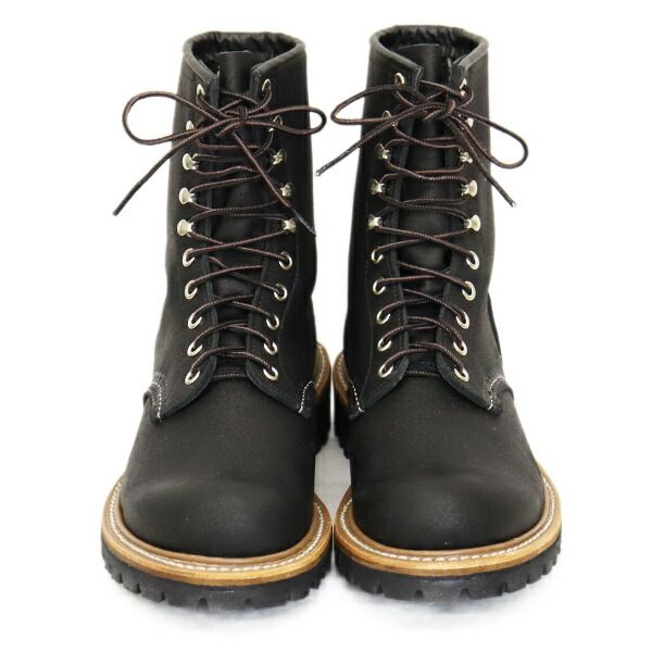 REDWING レッドウィング 4501 8 inch Logger 8インチロガーブーツ ブラックオイルスリック Dワイズ US 7 D-約25 cm