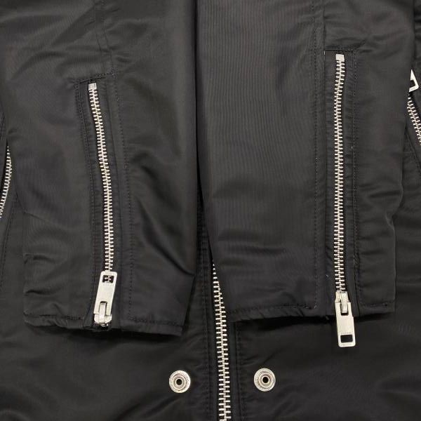 中古】DIESEL J-Glory シングル ライダースジャケット ブラック M