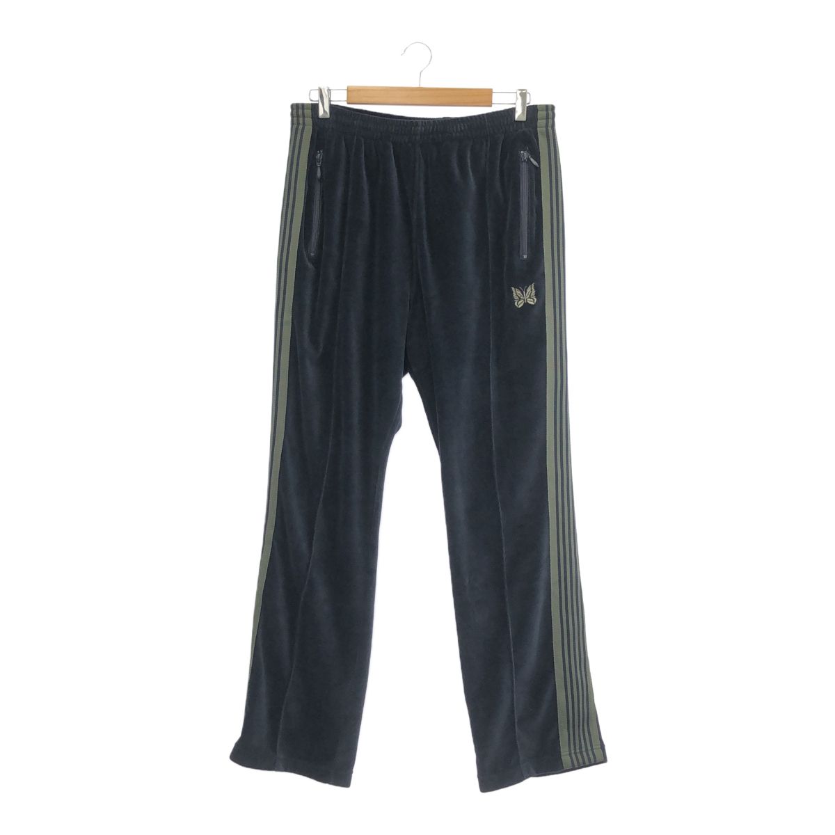【お値下げ中】Needles ベロアトラックパンツ　L 値下げ可 needles トラックパンツ ベロア