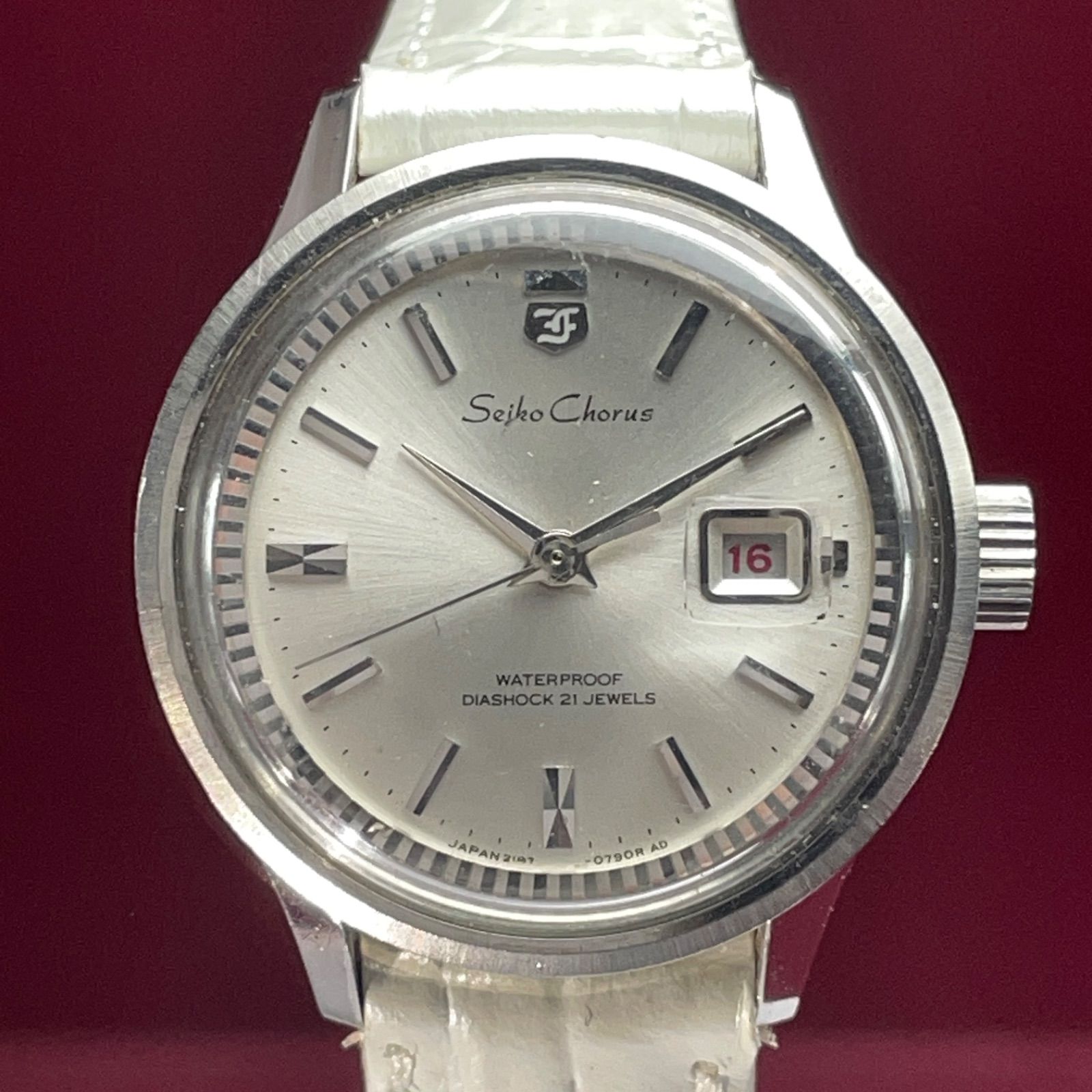 1967年製 Seiko Chorus 手巻 21石 革ベルト