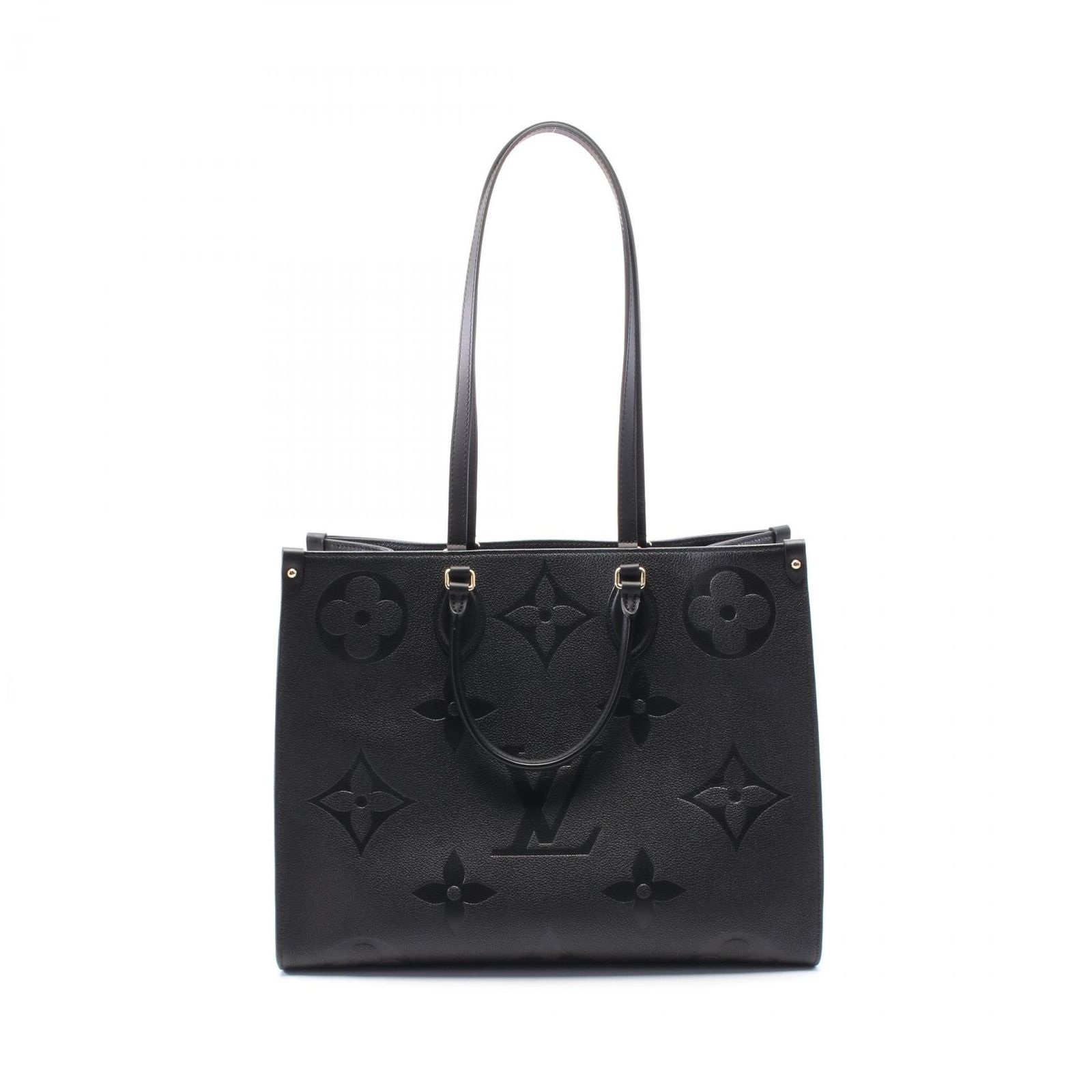 ルイ ヴィトン LOUIS VUITTON トートバッグ オンザゴーGM モノグラムアンプラント ノワール M44925 ノワール レザー オンザゴーGM レディース Used A
