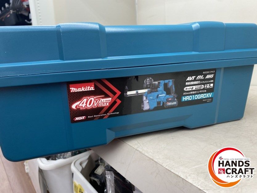♪【未使用】 マキタ makita HR010GRDXV 充電式ハンマドリル