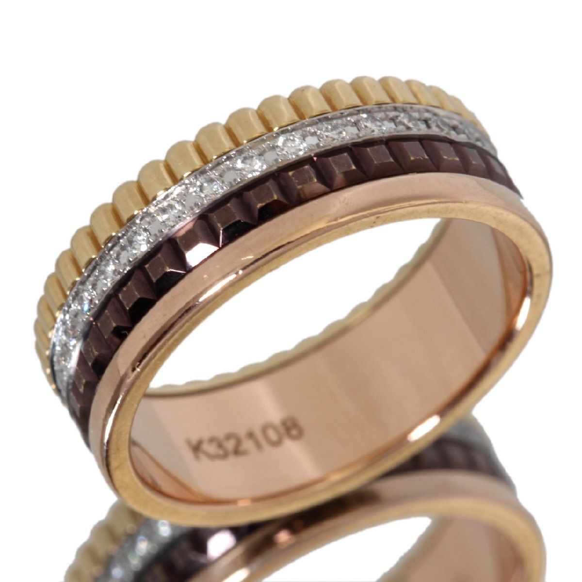 BOUCHERON キャトル 付属品あり　#53 BOUCHERON 【良品】ブシュロン キャトルリング ラージ #53 約13