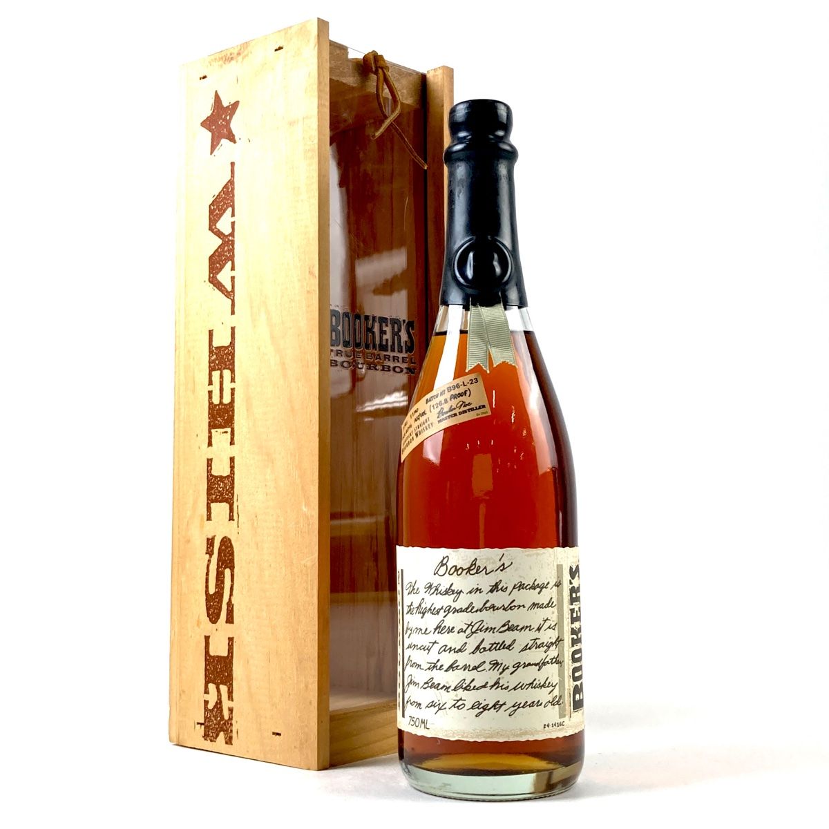 ★BOOKER'S 2022　木箱入り　ケンタッキーバーボン　750ml ブッカーズ 2022 箱付き 750ml サントリー輸入品 BOOKERS バーボン