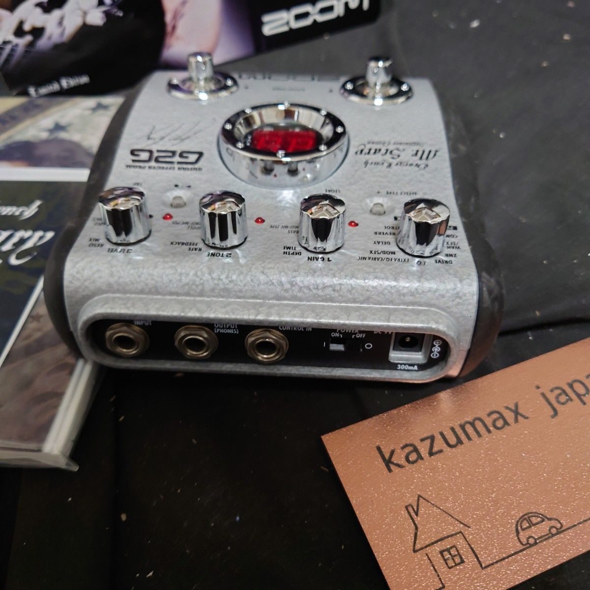 zoom g2g Zoom G2G ズーム George Lynch Mr. Scary Signature マルチエフェクト ペダル 動作品 中古 送料無料 ☆