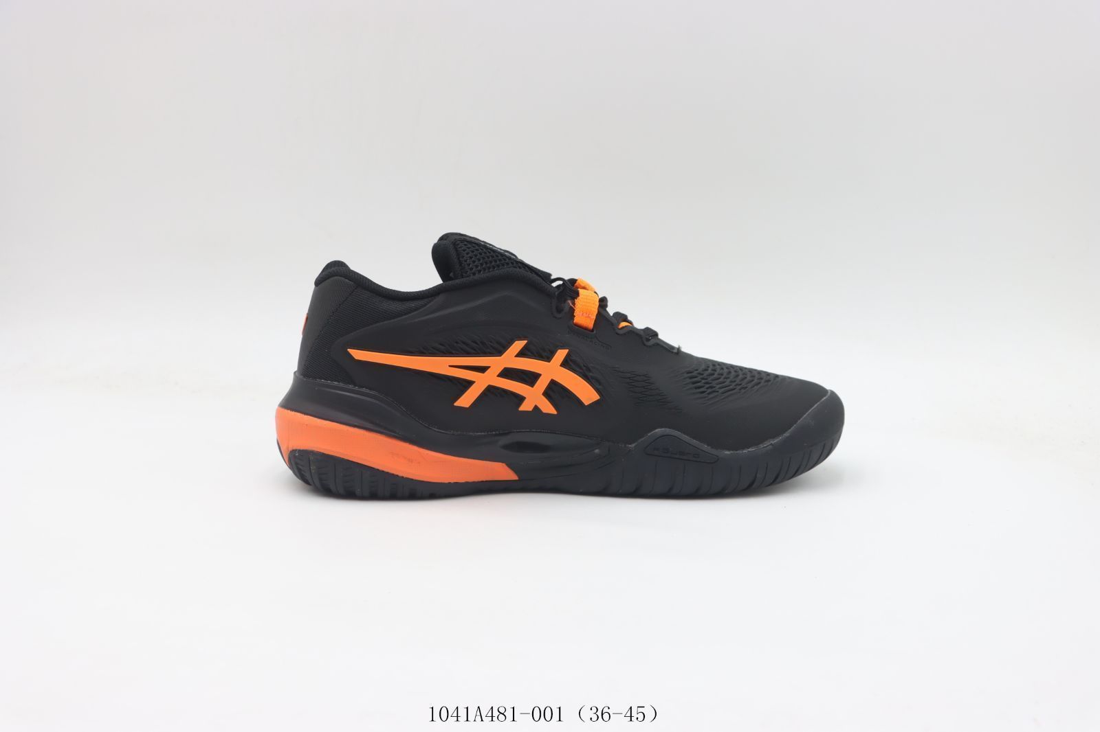 今日 ASICS アシックス アシックスランニングシューズ ブラックオレンジ 1041A481-001-MM輸入1