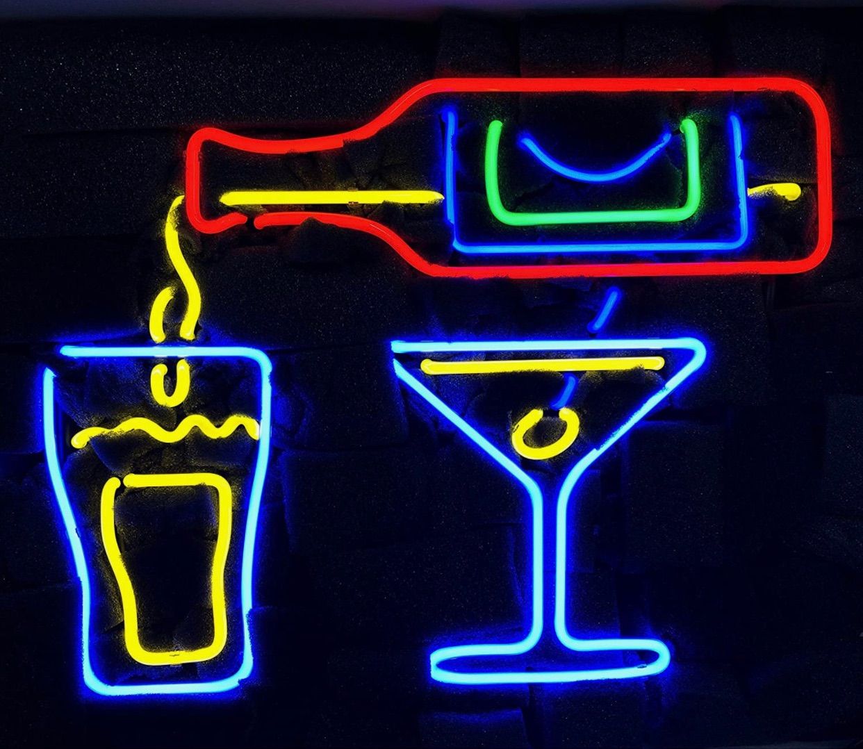 ネオンサイン『ワイン』NEON SIGN 、寿司 ビール コーヒー 