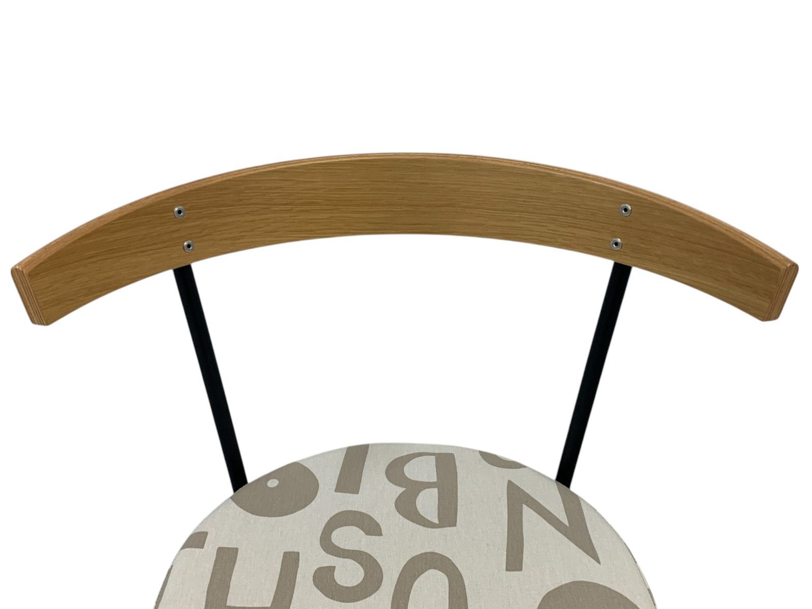 IDEE イデー FERRET CHAIR Black frame YUNOKI Alphabet 幅507 × 奥行