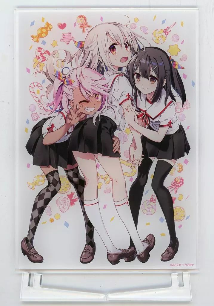 中古】アクリルスタンド・アクリルパネル イリヤ＆美遊＆クロエ