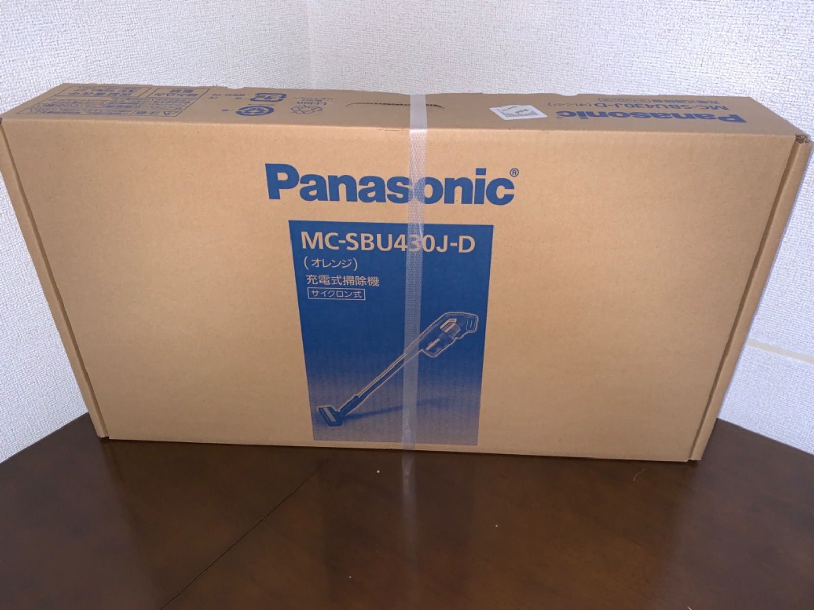 最高品質 【新品】Panasonic MC-SBU430J-Dコードレスクリーナーオレンジ 掃除機