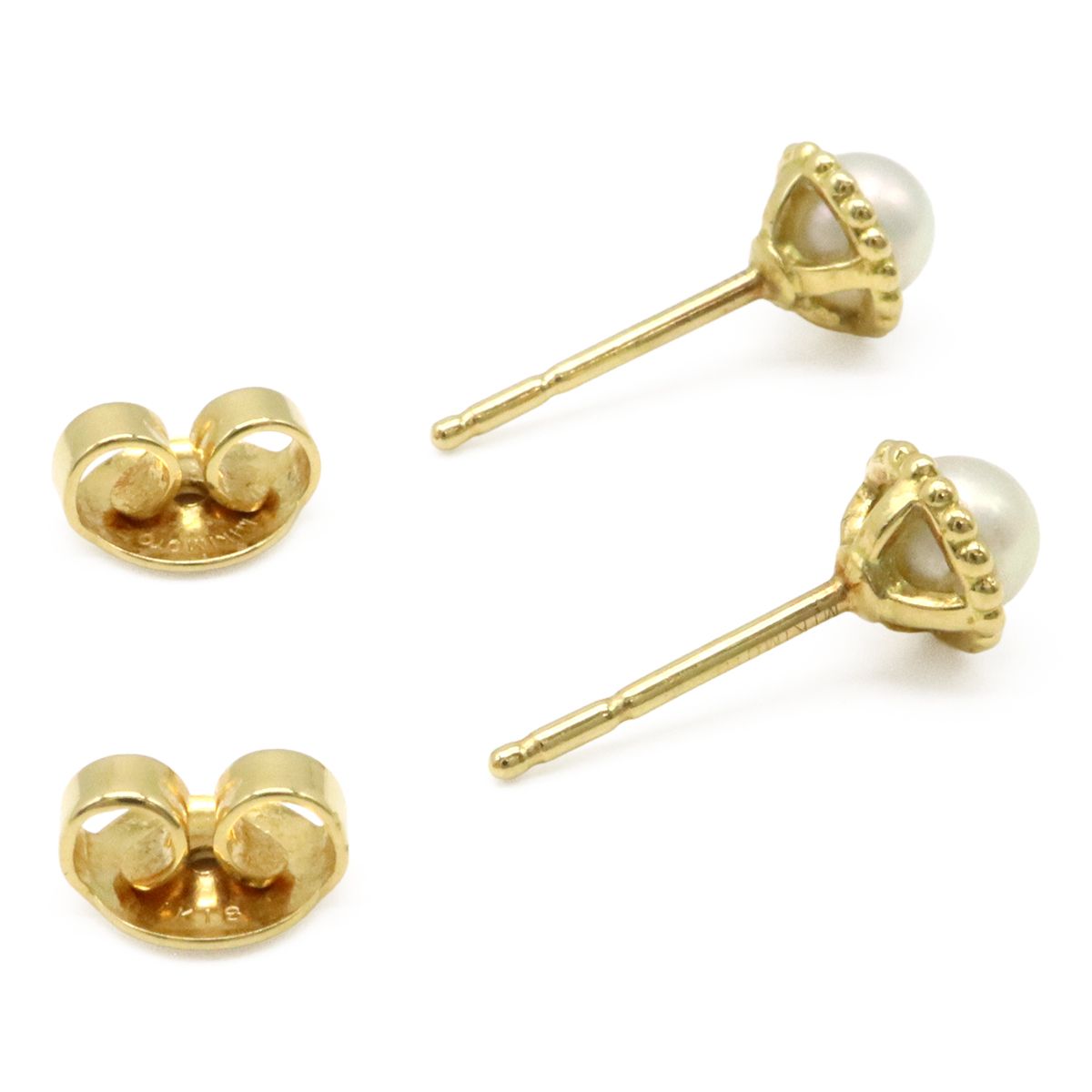 【MIKIMOTO】K18YG パール 2way ピアス MIKIMOTO】K18YG パール 2way ピアス MIKIMOTO】K18YG パール 2way ピアス