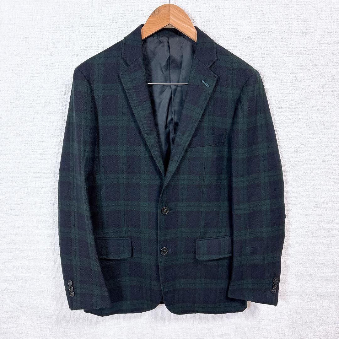 クラウデッドクローゼット メンズビギ スーツ セットアップ グリーン