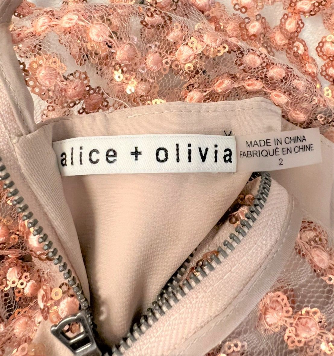 Begin掲載 新品 alice+olivia スパンコール×フローラル刺繍 トレーナー