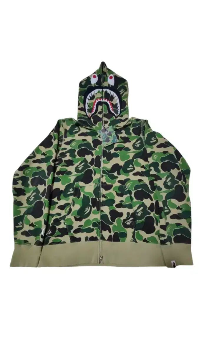 M A BATHING APE アベイシングエイプ abc シャーク フード付き ジップアップパーカー