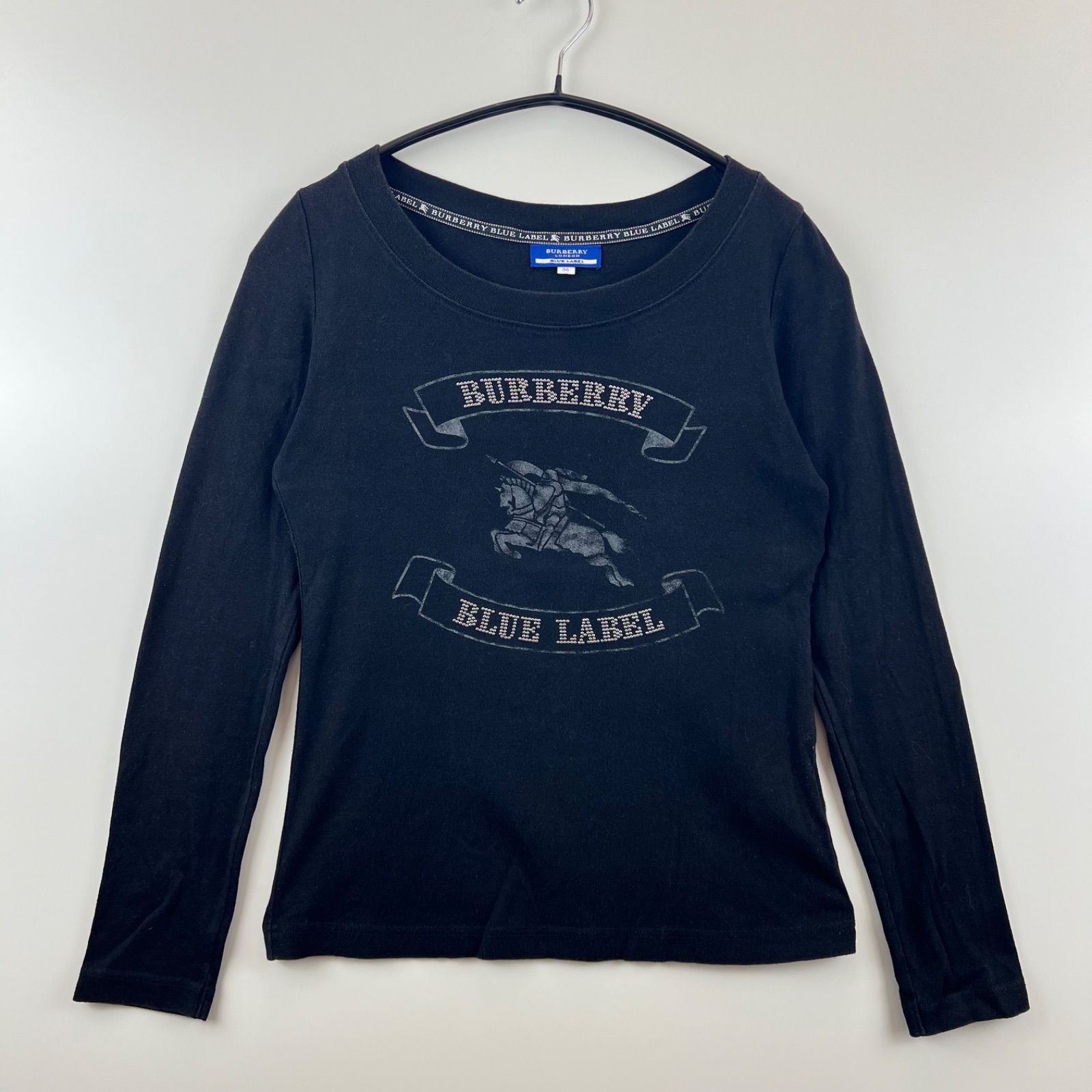Tシャツ(半袖+袖なし) Burberry Blue Label Big Horse Tee 38 y2k BURBERRY BLUE LABEL（Tシャツ(半袖/袖なし)）のフリマアイテム一覧