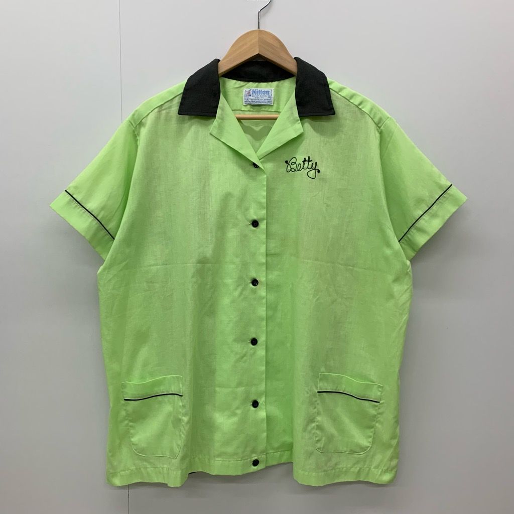 Hilton ビンテージ ボウリングシャツ レディース Hilton ボーリング