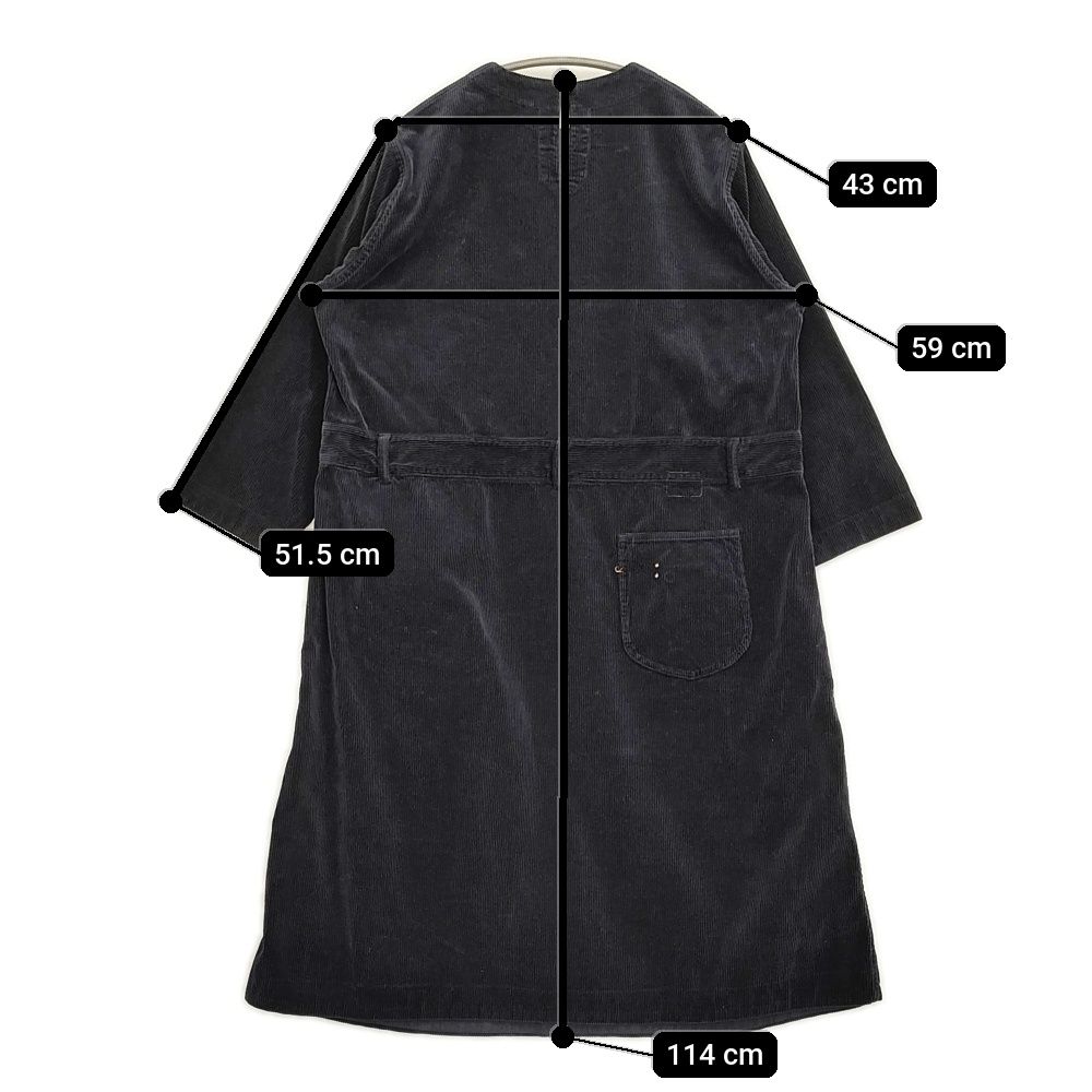 45R/45rpm 9ウェルコーデュロイのジャンパードレス 定価50600円