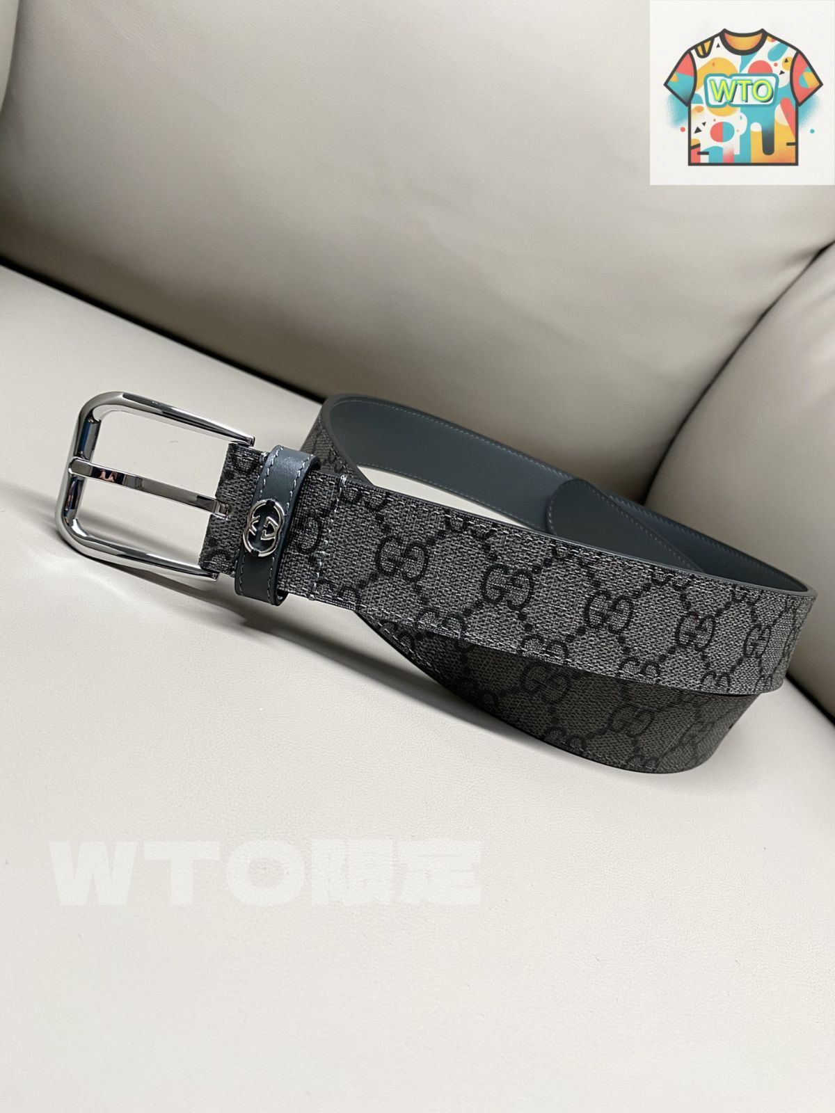 値下げ　美品GUCCI ベルト 今日WTO】Gucci PVC Surface ハイクオリティベルト-JA95 - メルカリ