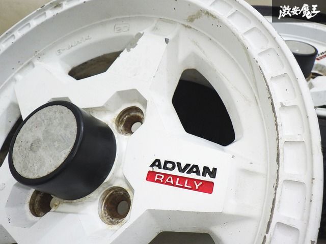 ○ADVAN RALLY アドバンラリー 14インチ 6J ＋20 白 ホイール 2本 