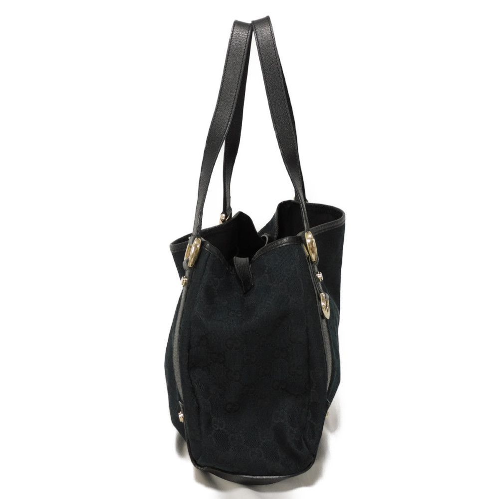 Gucci ブラック ハンドバッグ GUCCI GUCCI グッチ 130736 トートバッグ ブラック系 キャンバス