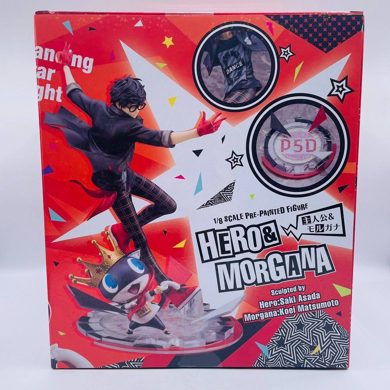 コトブキヤ ARTFX ペルソナ5 ダンシング・スターナイト 主人公＆モルガナ Amazon.com: KOTOBUKIYA Persona 5 Dancing Star Night ARTFX J