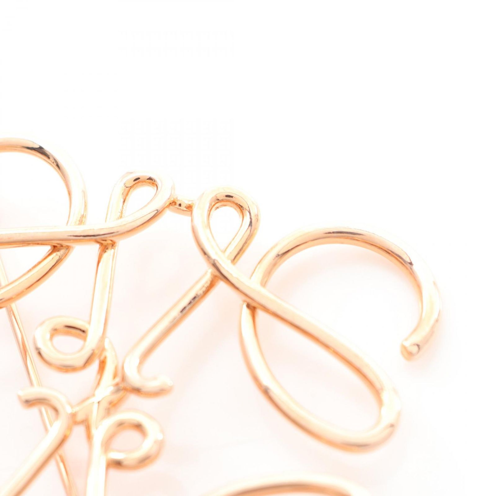ロエベ　アナグラムブローチ　LOEWE LOEWE ロエベ アナグラム ブローチ Anagram brooch (LOEWE